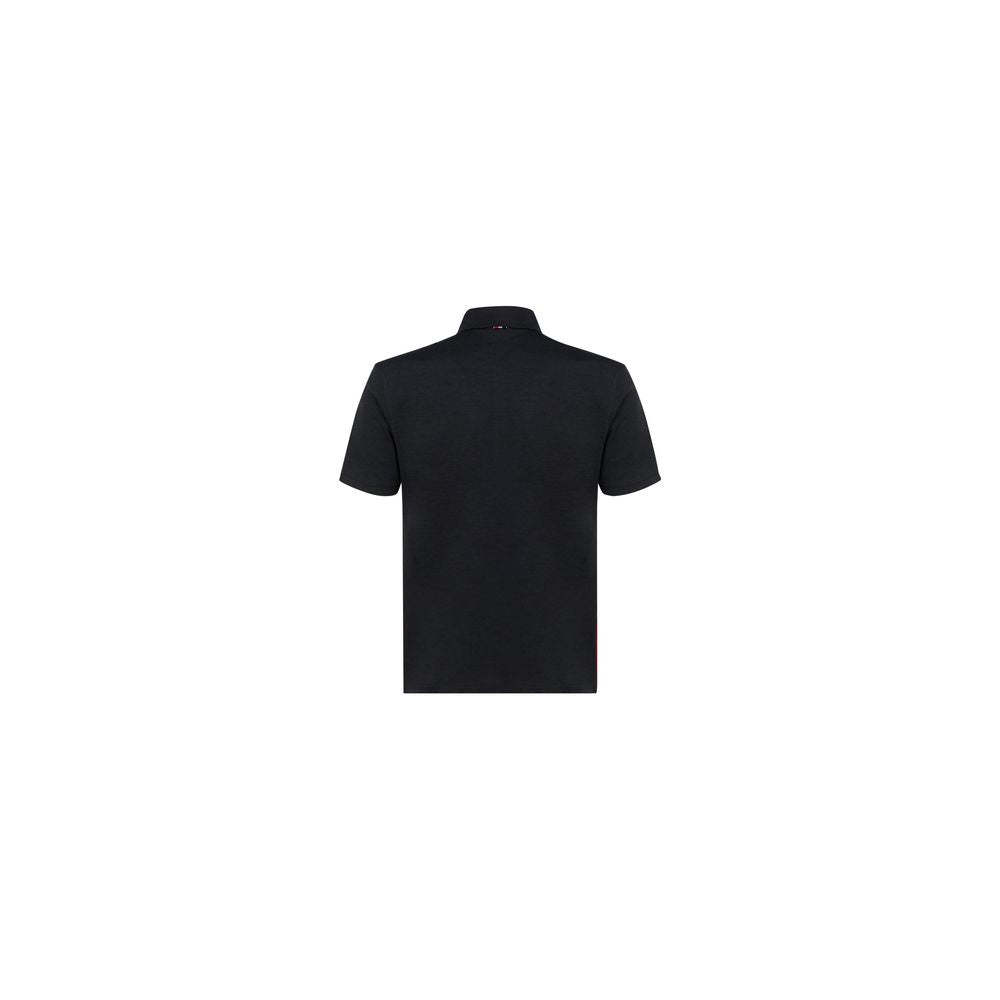 Thom Browne Gray Cotton Polo Shirt Thom Browne