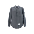 Thom Browne Gray Wool Oves Aries Dress Shirt Thom Browne