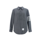 Thom Browne Gray Wool Oves Aries Dress Shirt Thom Browne