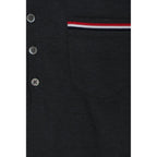 Thom Browne Gray Cotton Polo Shirt Thom Browne