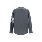 Thom Browne Gray Wool Oves Aries Dress Shirt Thom Browne
