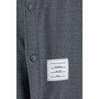 Thom Browne Gray Wool Oves Aries Dress Shirt Thom Browne