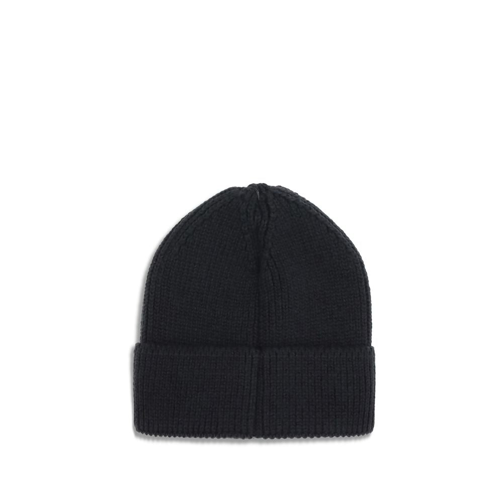 The North Face black Marabou beanie featuring soft, plush fabric and a snug fit, perfect for cold weather warmth and style.