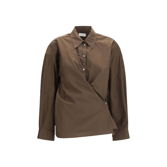 Lemaire Brown Cotton Shirt Lemaire