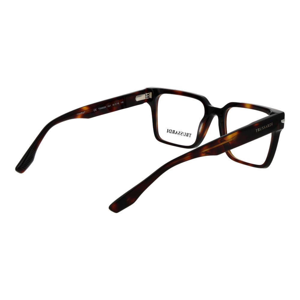 Trussardi Brown Acetate Glasses Frames
