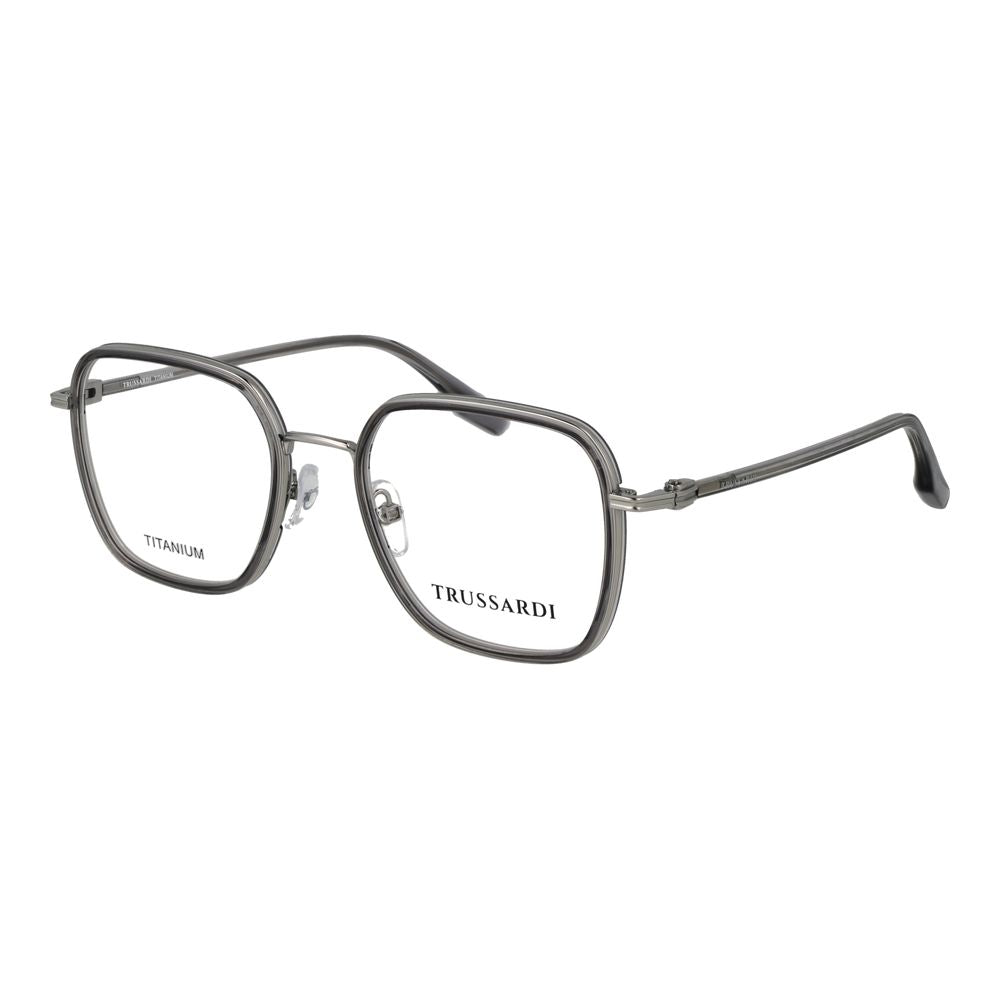 Trussardi Gray Titanium Glasses Frames
