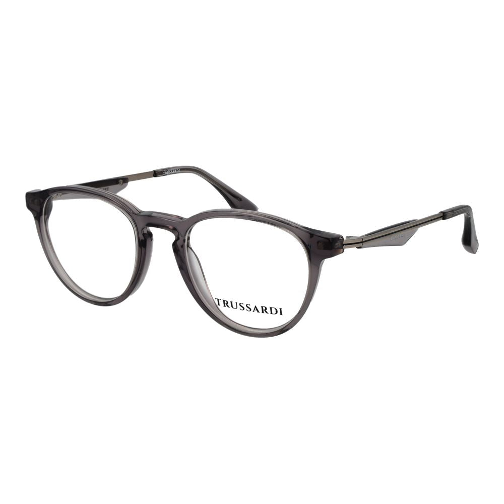 Trussardi Gray Acetate Glasses Frames