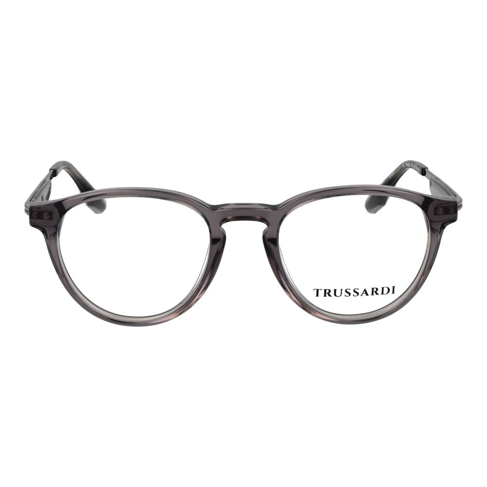 Trussardi Gray Acetate Glasses Frames