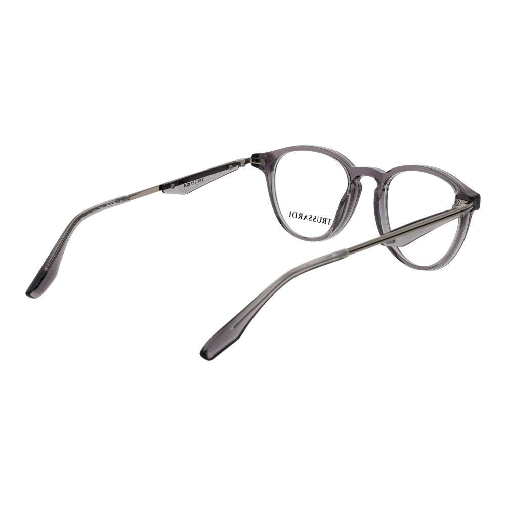 Trussardi Gray Acetate Glasses Frames