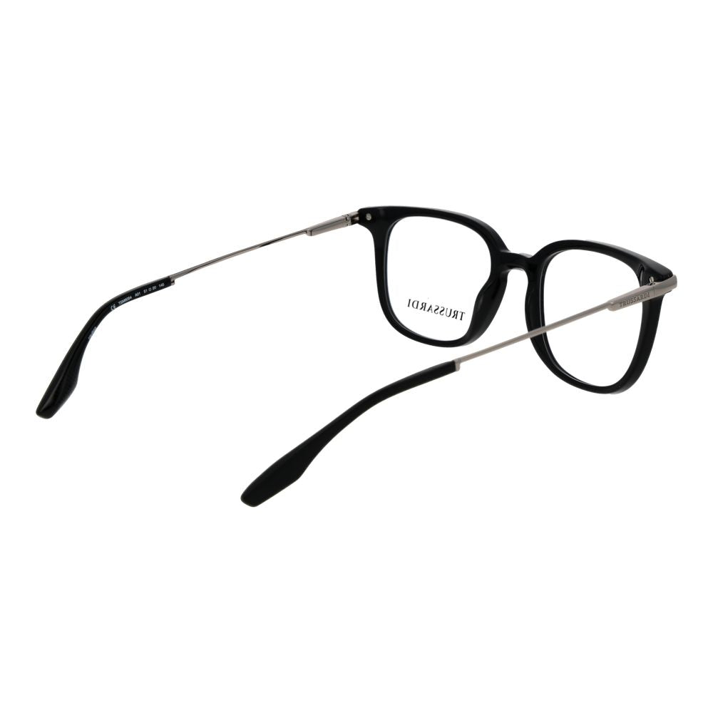 Trussardi Black Acetate Glasses Frames