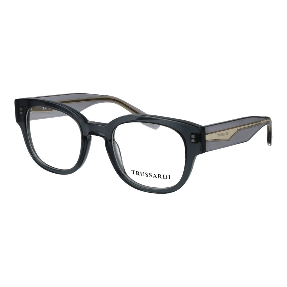 Trussardi Gray Acetate Glasses Frames