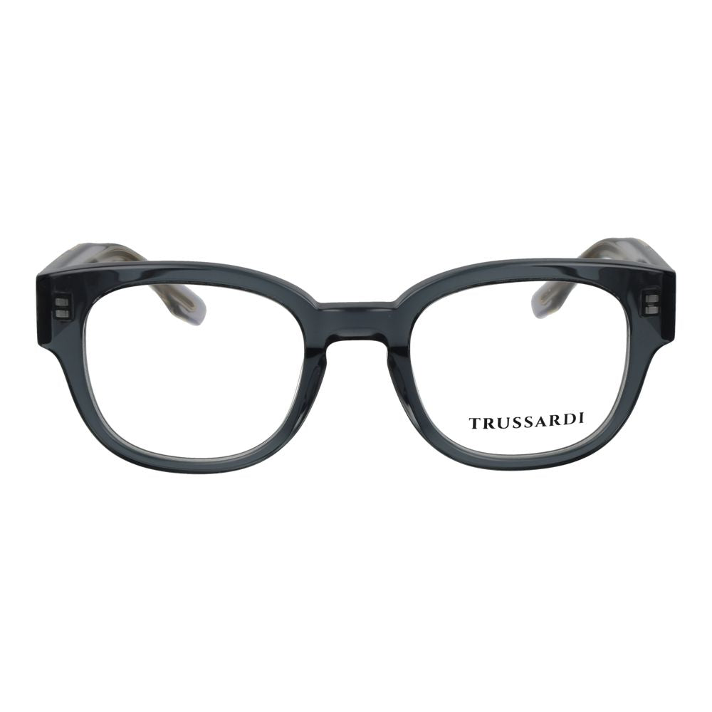 Trussardi Gray Acetate Glasses Frames