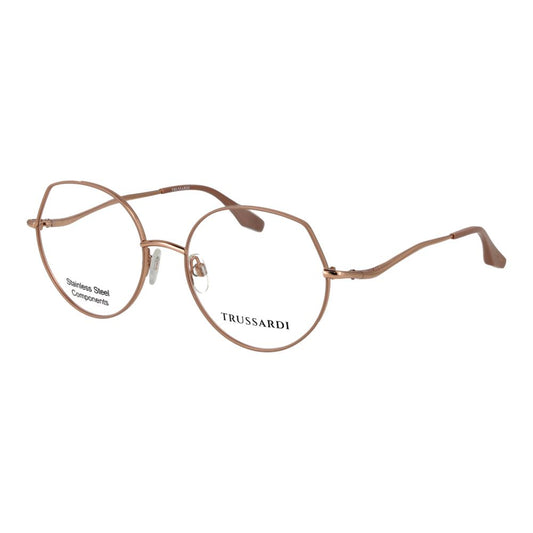 Trussardi Pink Stainless Steel Glasses Frames