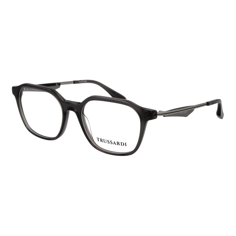 Trussardi Gray Acetate Glasses Frames
