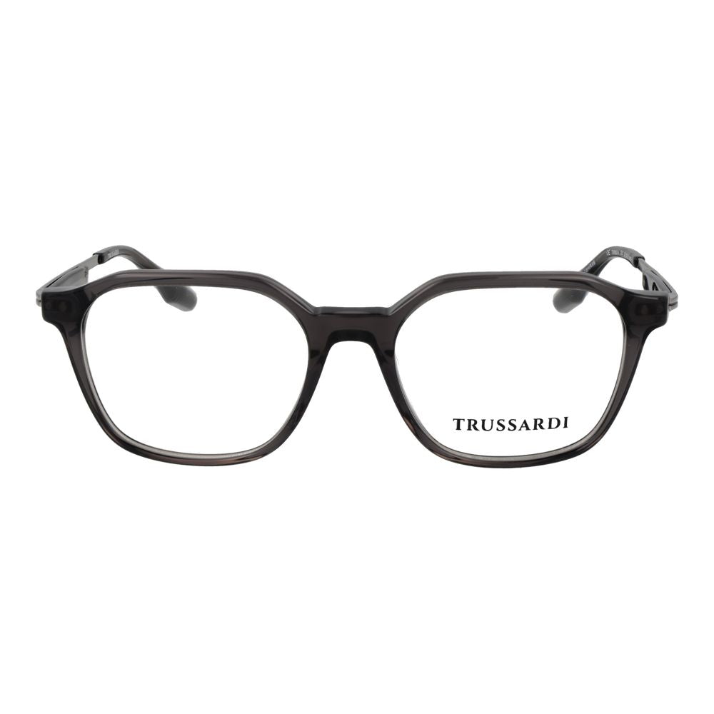 Trussardi Gray Acetate Glasses Frames