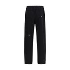 Represent Black Cotton Athletic Pants