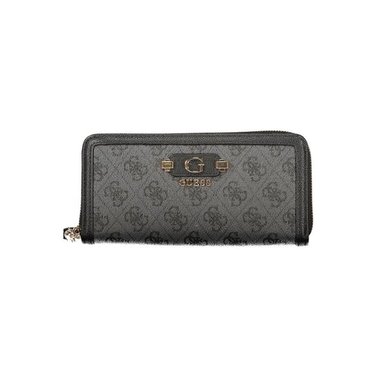 Guess Jeans Nero Poliuretano Donna Wallet Guess Jeans