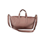 Coccinelle Brown Leather Womens Bag with Handles and Shoulder Strap Coccinelle