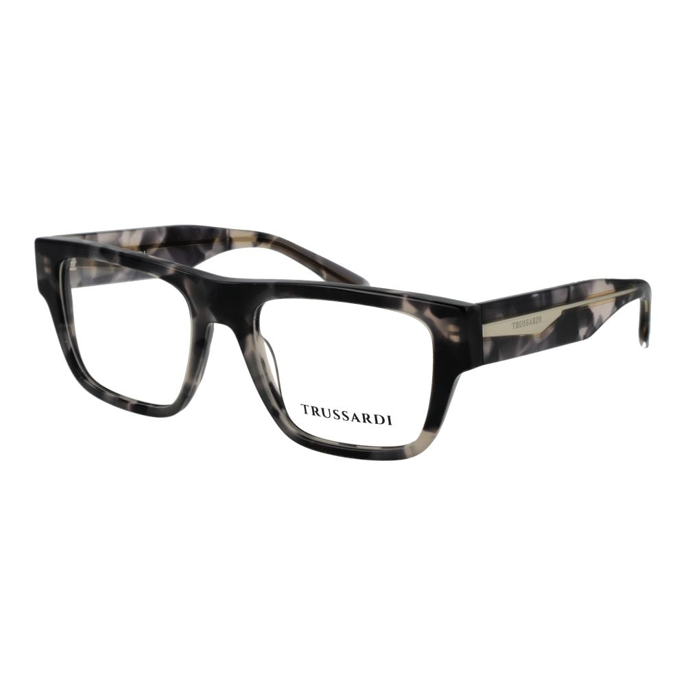 Trussardi Gray Acetate Glasses Frames