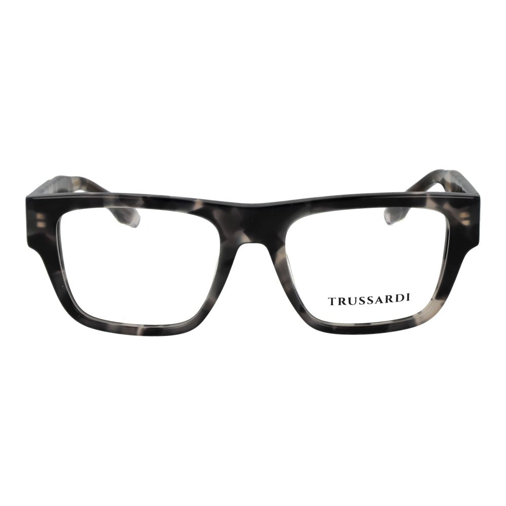 Trussardi Gray Acetate Glasses Frames