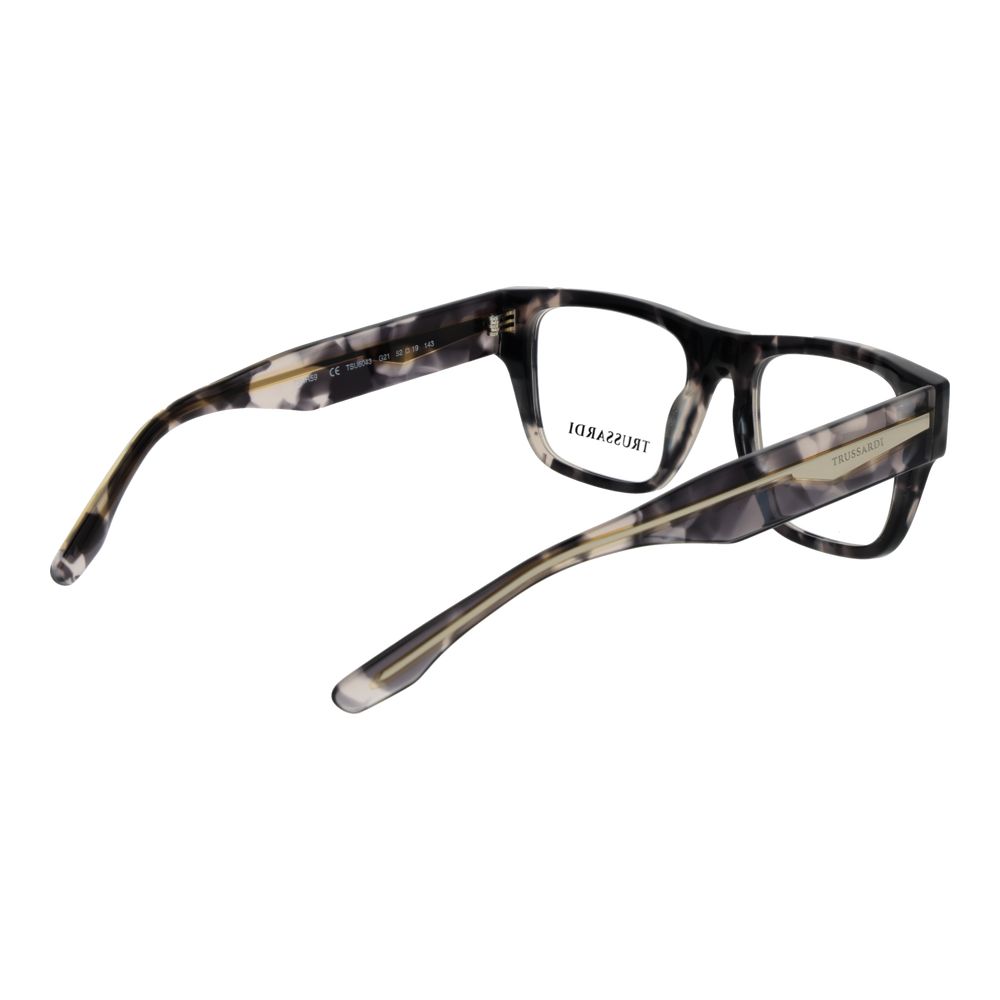 Trussardi Gray Acetate Glasses Frames