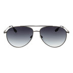 Trussardi Gray Stainless Steel Sunglasses