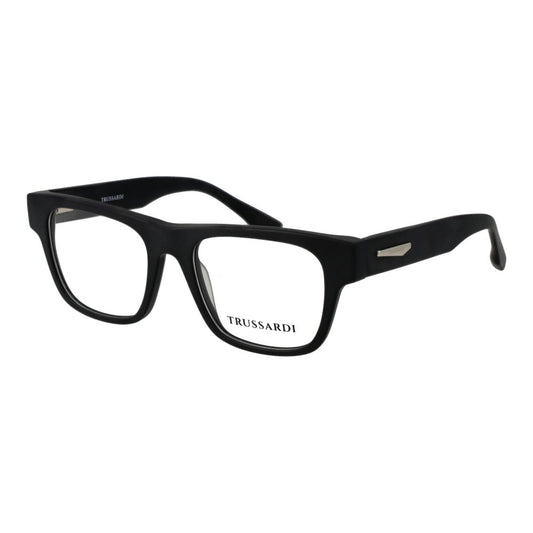 Trussardi Black Acetate Glasses Frames