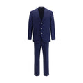 Brunello Cucinelli Blue Wool Oves Aries Two-Piece Suit Brunello Cucinelli