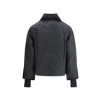 Barbour Black Cotton Full-Length Jacket