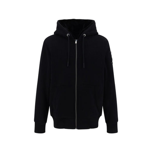 Moose Knuckles Black Polyester Hoodie Moose Knuckles