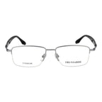 Trussardi Gray Titanium Glasses Frames Trussardi