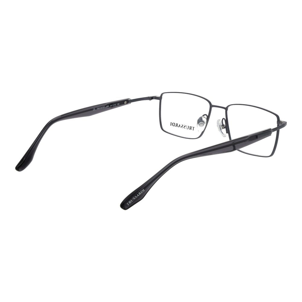 Trussardi Gray Titanium Glasses Frames Trussardi