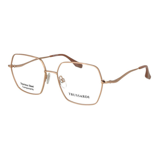 Trussardi Rose Gold Stainless Steel Glasses Frames