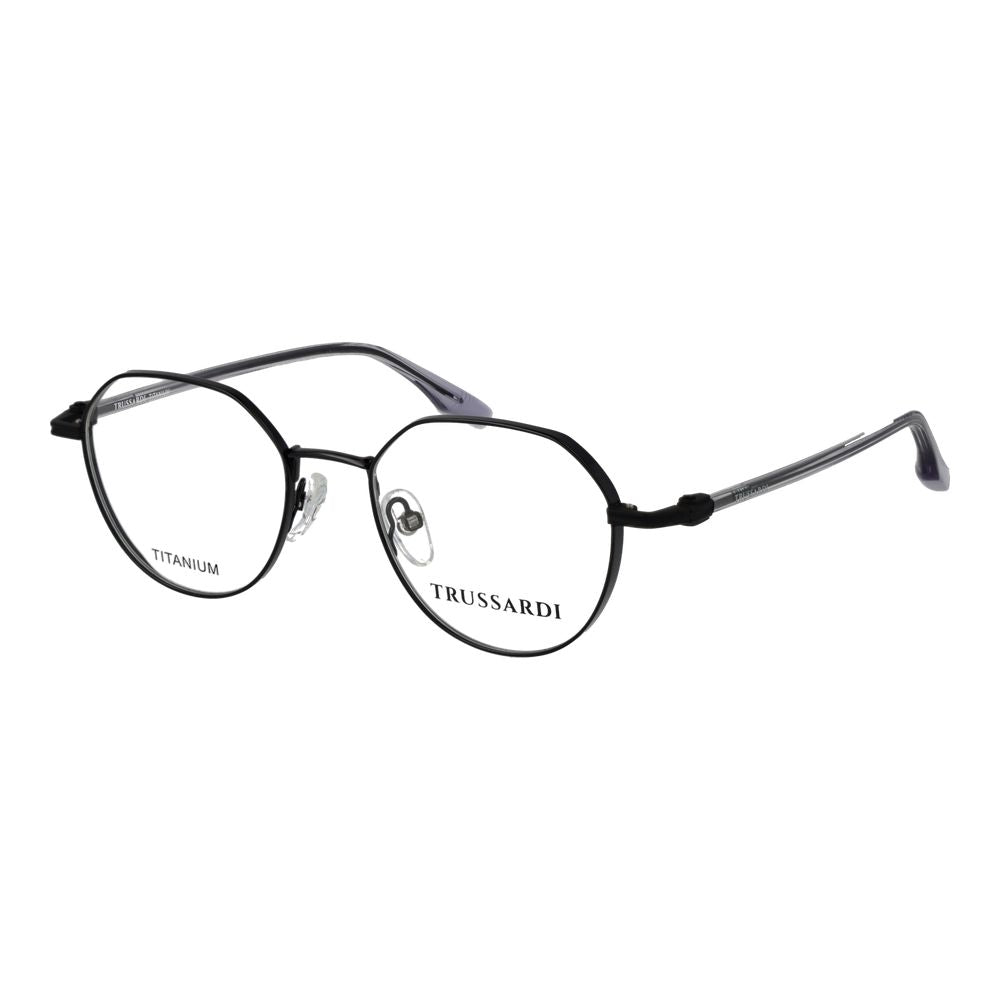 Trussardi Black Titanium Glasses Frames