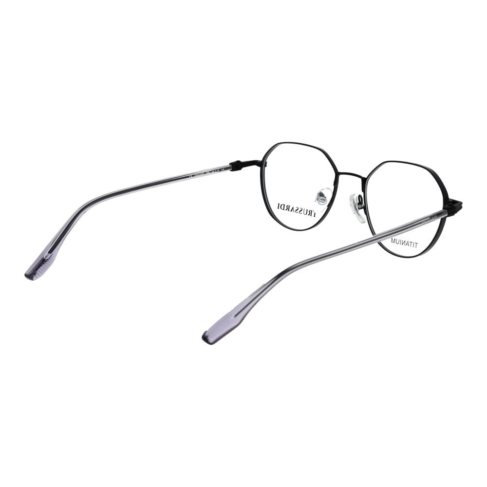 Trussardi Black Titanium Glasses Frames