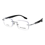 Trussardi Silver Stainless Steel Glasses Frames