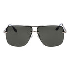 Trussardi Silver Metal Sunglasses