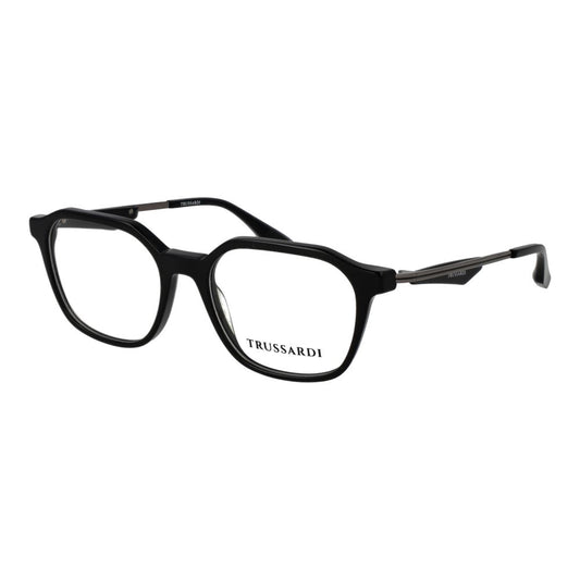Trussardi Black Acetate Glasses Frames