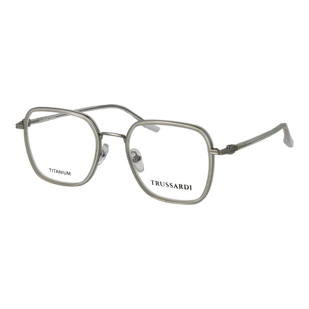 Trussardi Gray Titanium Glasses Frames