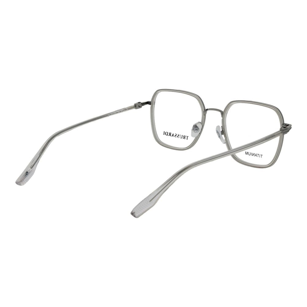 Trussardi Gray Titanium Glasses Frames