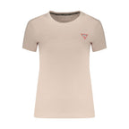 Guess Jeans Pink Cotton Womens T-Shirt