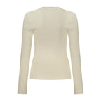 Guess Jeans Bianco Viscose Women Sweater