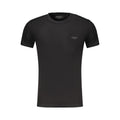 Guess Jeans Black Cotton Mens T-Shirt
