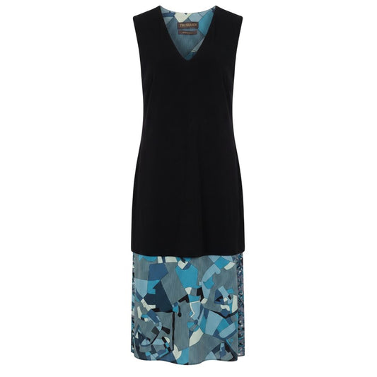 Trussardi Blue Silk Women Dress