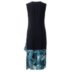 Trussardi Blue Silk Women Dress