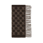 Gucci Brown Cashmere Scarf