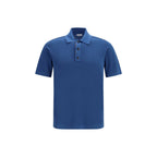 Burberry Blue Wool Oves Aries Polo Shirt