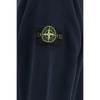 Stone Island Blue Cotton Sweatshirt