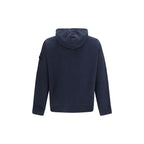 Stone Island Blue Cotton Sweatshirt
