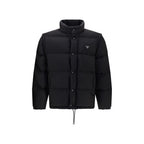 Prada Black Goose Down Full-Length Jacket